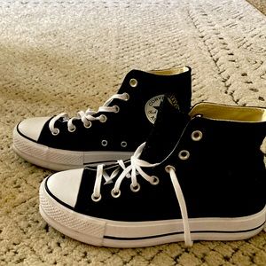Converse platform high top sneakers